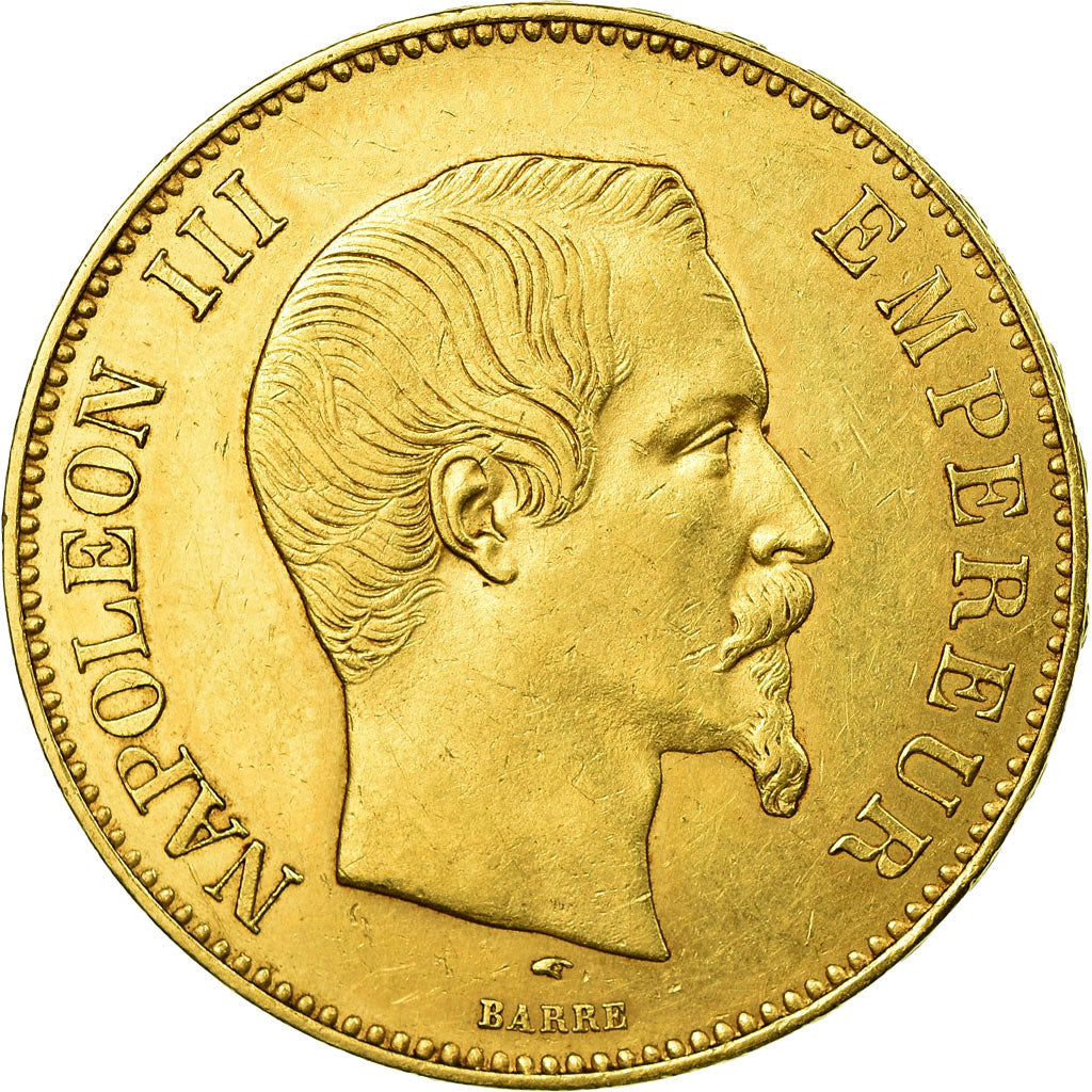 Munten, Frankrijk, Napoleon III, Napoléon III, 100 Francs, 1855, Paris, ZF