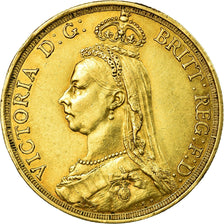 Coin, Great Britain, Victoria, 2 Pounds, 1887, London, EF(40-45), Gold, KM:768