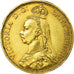 Coin, Great Britain, Victoria, 2 Pounds, 1887, London, EF(40-45), Gold, KM:768
