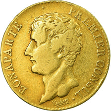 Moneta, Francia, Napoléon I, 20 Francs, An XI, Paris, MB+, Oro, KM:651