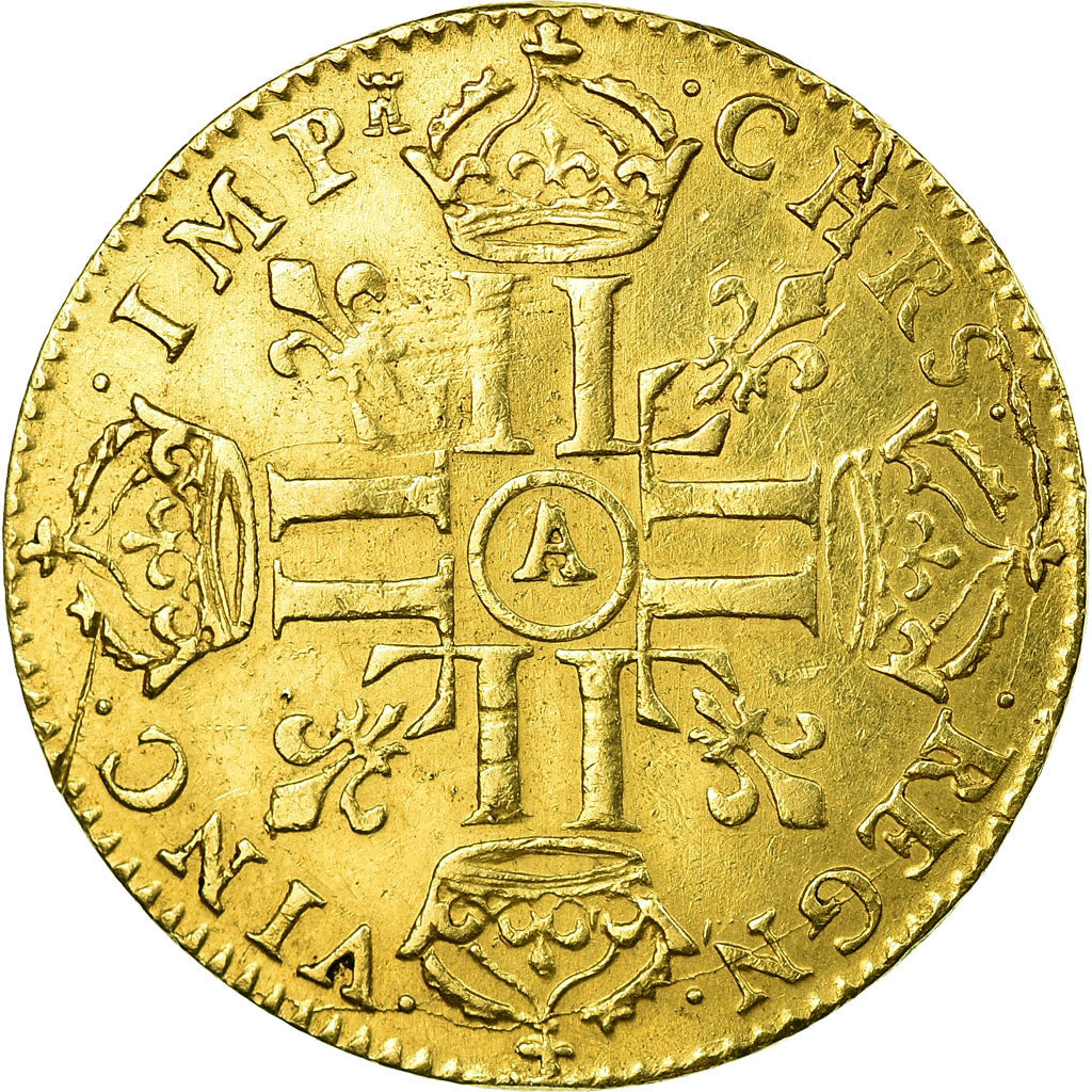 Coin, France, Louis XIV, Louis d'or à la tête nue, Louis d'Or, 1669, Paris