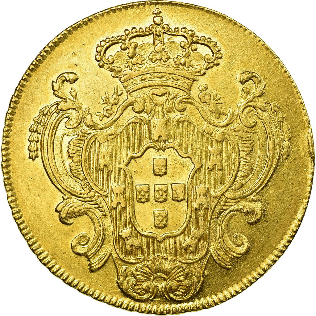 Monnaie, Brésil, Maria I, 6400 Reis, 1801, Rio de Janeiro, SUP, Or, KM:226.1