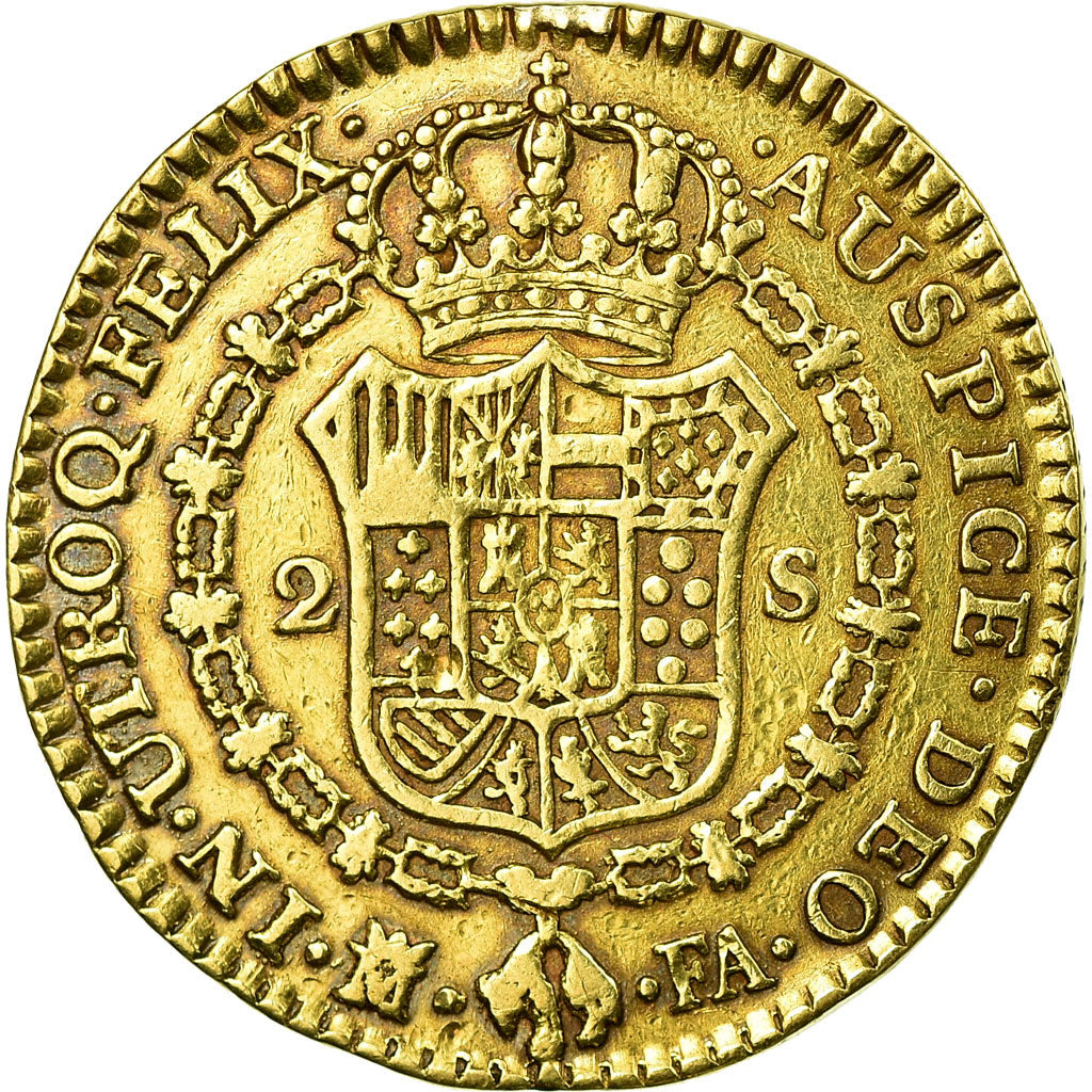 Coin, Spain, Charles IV, 2 Escudos, 1801, Madrid, EF(40-45), Gold, KM:435.1