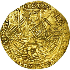 Coin, Great Britain, Edward IV, Noble d'or à la Rose, London, VF(30-35), Gold