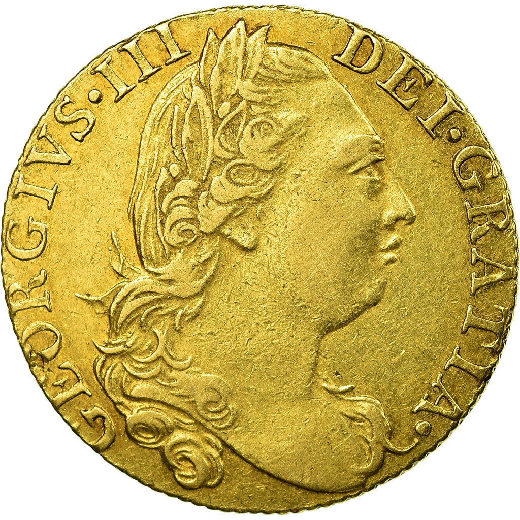Monnaie, Grande-Bretagne, George III, Guinea, 1776, Londres, TTB, Or, KM:604