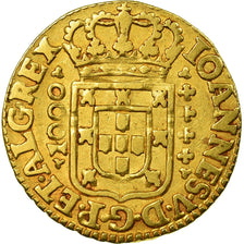Coin, Portugal, Jo, 1000 Reis, Quartinho, 1733, Lisbon, EF(40-45)