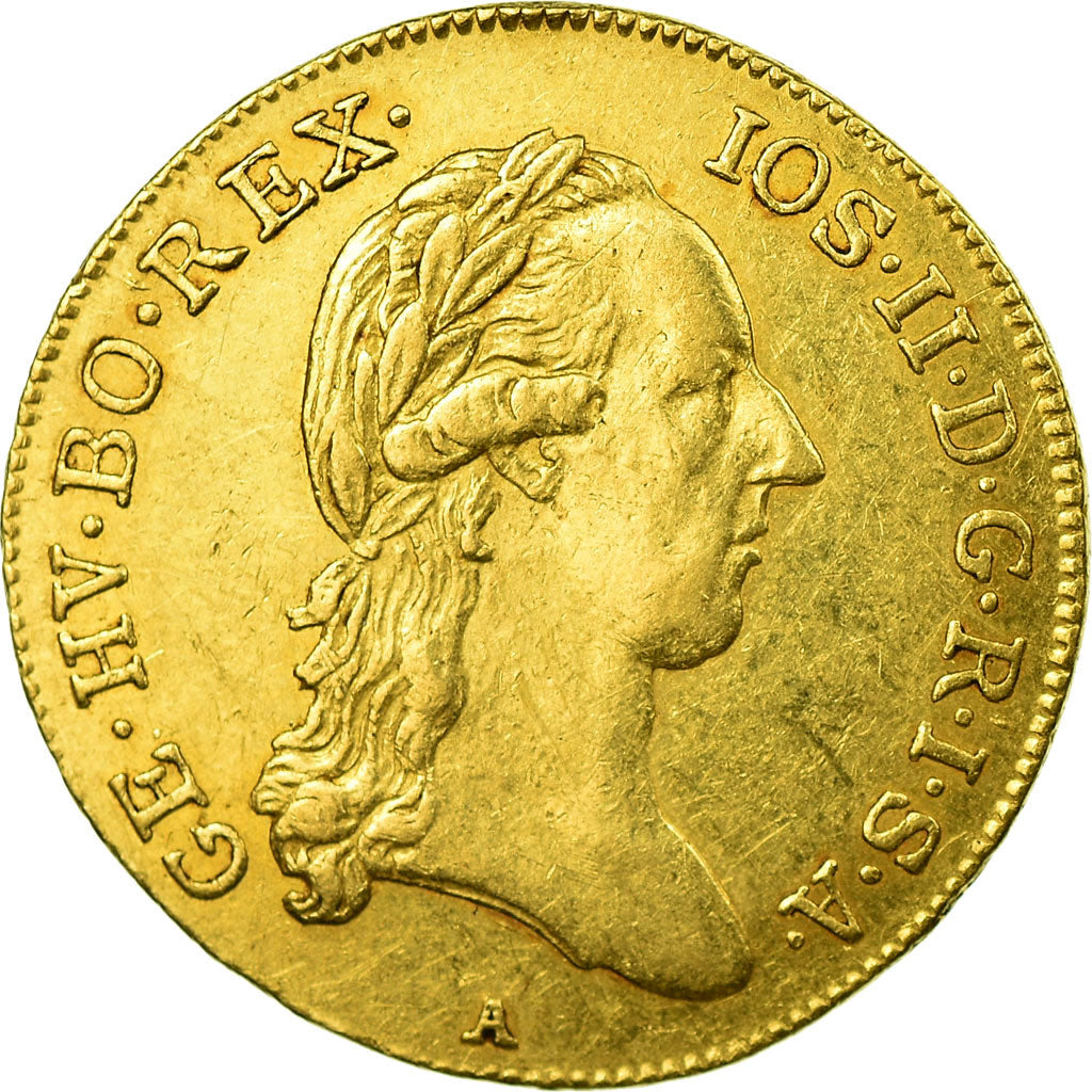 Moneda, Austria, Joseph II, Ducat, 1787, Vienna, MBC, Oro, KM:1873