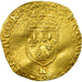 Moneta, Francja, François Ier, Ecu d'or à la croisette, Bordeaux, VF(30-35)