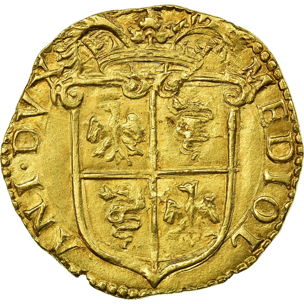 Münze, Italien Staaten, MILAN, Filippo II, Doppia, 1589, SS, Gold, KM:178