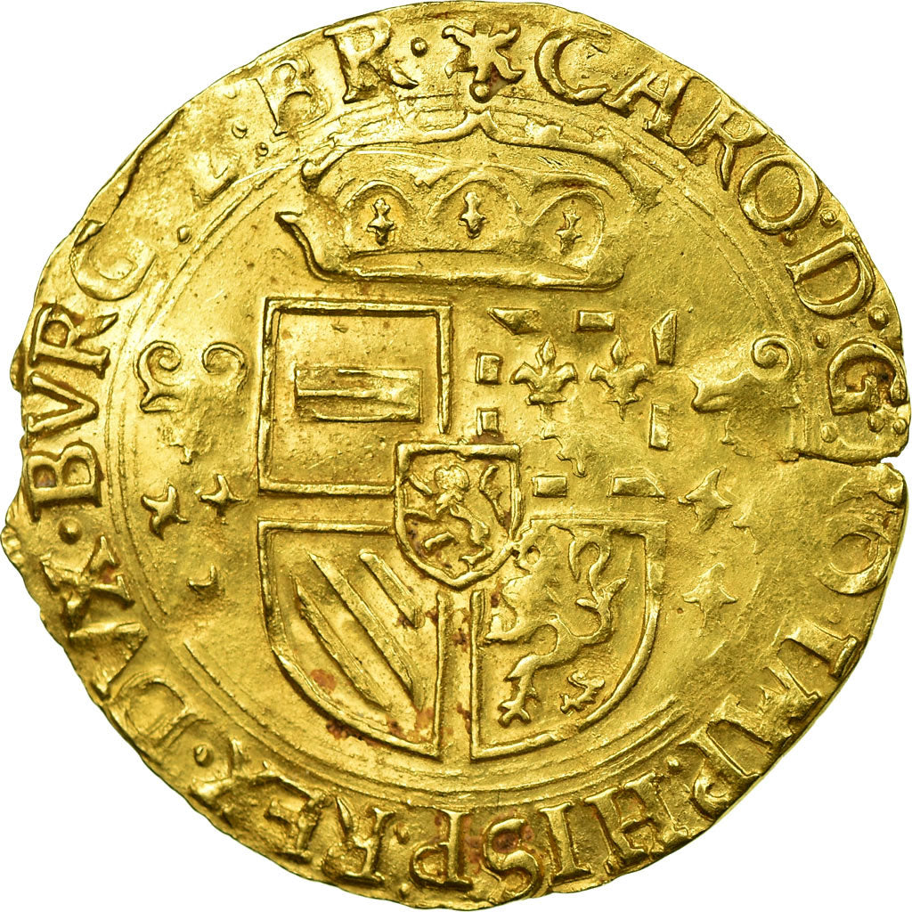 Coin, Spanish Netherlands, BRABANT, Charles Quint, Ecu d'or, 1548, Anvers
