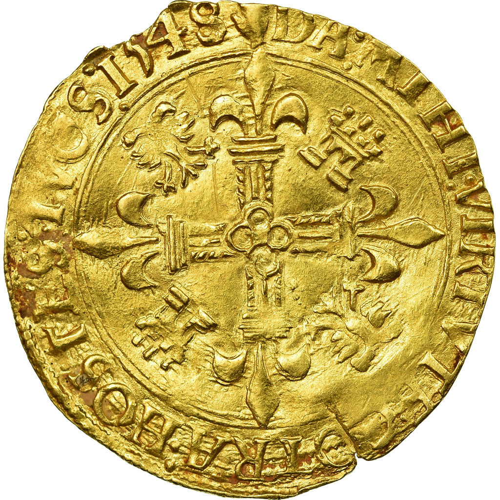 Coin, Spanish Netherlands, BRABANT, Charles Quint, Ecu d'or, 1548, Anvers