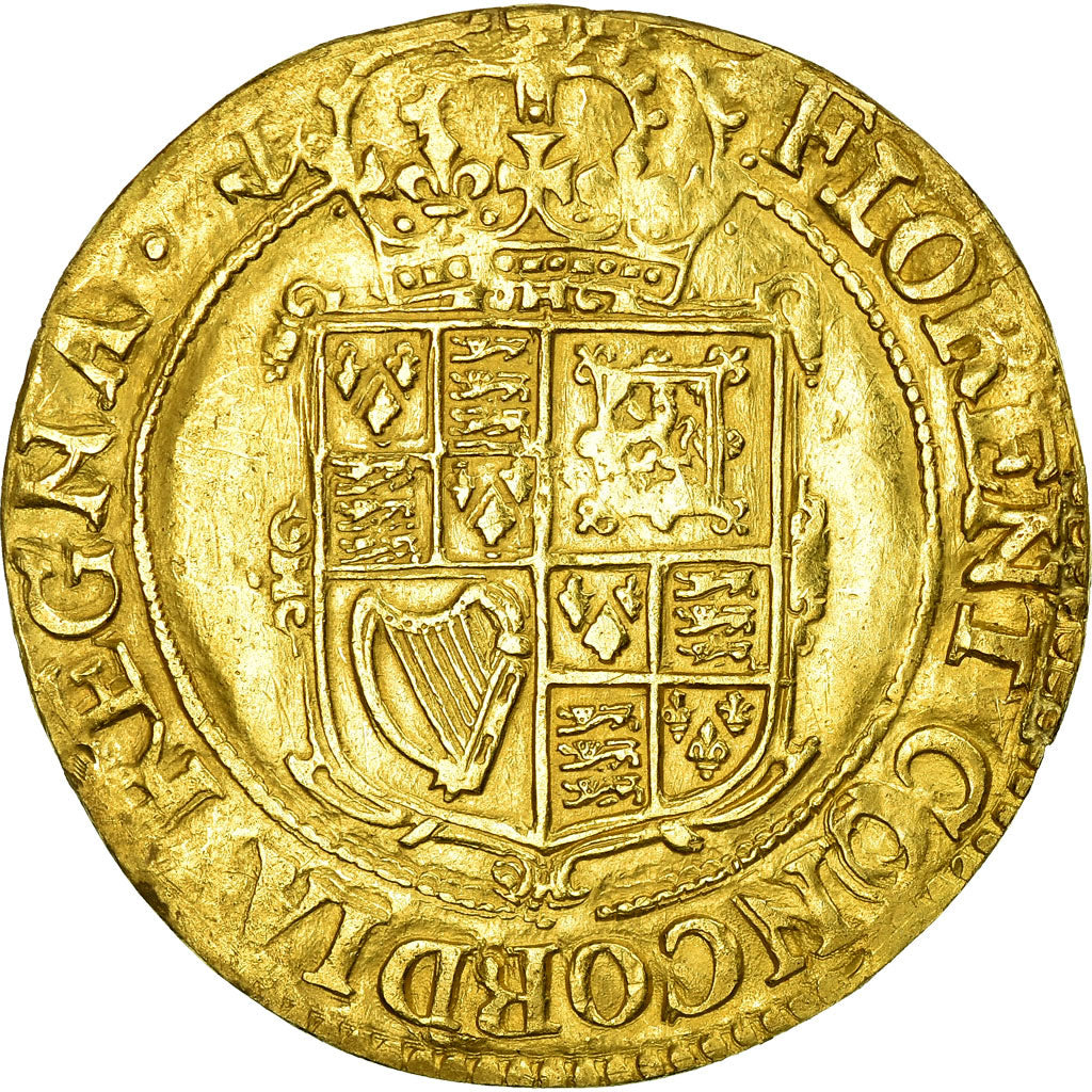 Monnaie, Grande-Bretagne, Charles I, Unité - 20 Shillings, Londres, TTB, Or