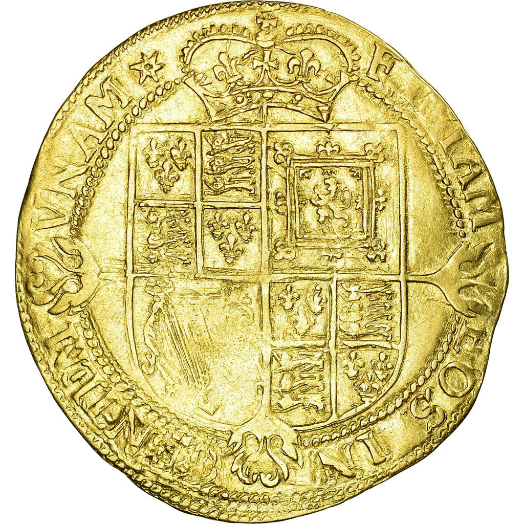 Coin, Great Britain, James I, Unité - 20 Shillings, London, EF(40-45), Gold