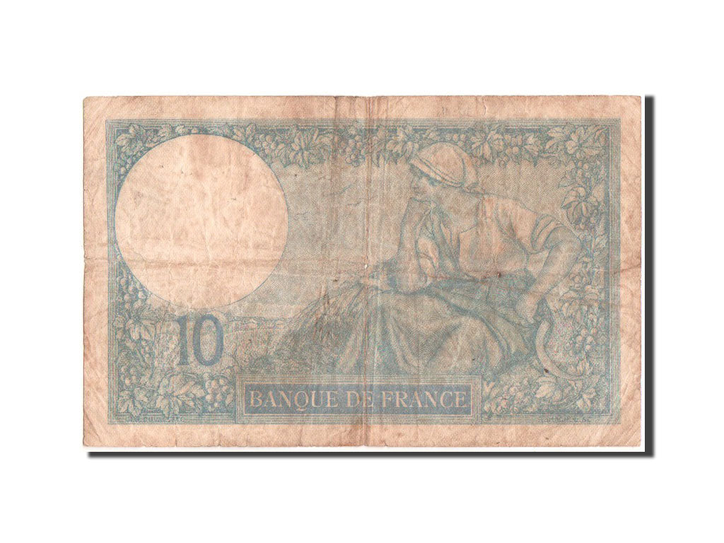 France, 10 Francs Minerve, 3.11.1927, KM:73d