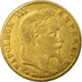 Moneda, Francia, Napoleon III, Napoléon III, 5 Francs, 1865, Strasbourg, BC+