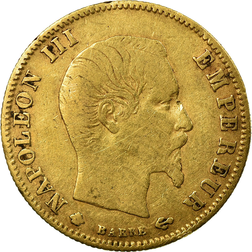 Coin, France, Napoleon III, Napoléon III, 5 Francs, 1860, Strasbourg