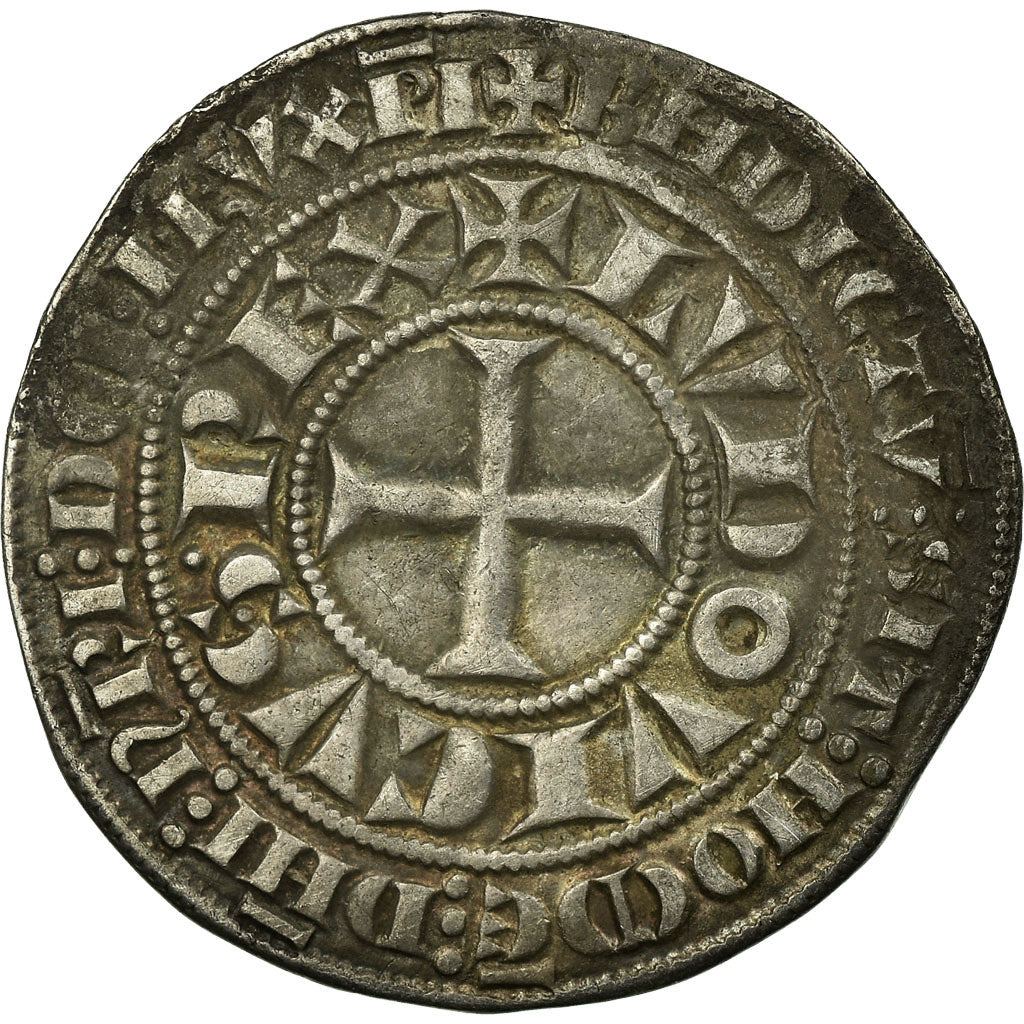 Munten, Frankrijk, Louis IX, Gros Tournois, ZF, Zilver, Duplessy:190D