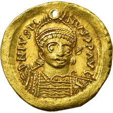 Coin, Justin I, Solidus, Constantinople, EF(40-45), Gold, Sear:55