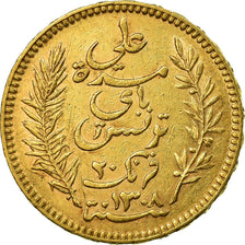 Monnaie, Tunisie, Ali Bey, 20 Francs, 1891, Paris, TTB, Or, KM:227