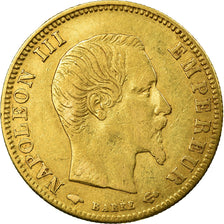 Moneta, Francja, Napoleon III, Napoléon III, 5 Francs, 1859, Paris, VF(30-35)