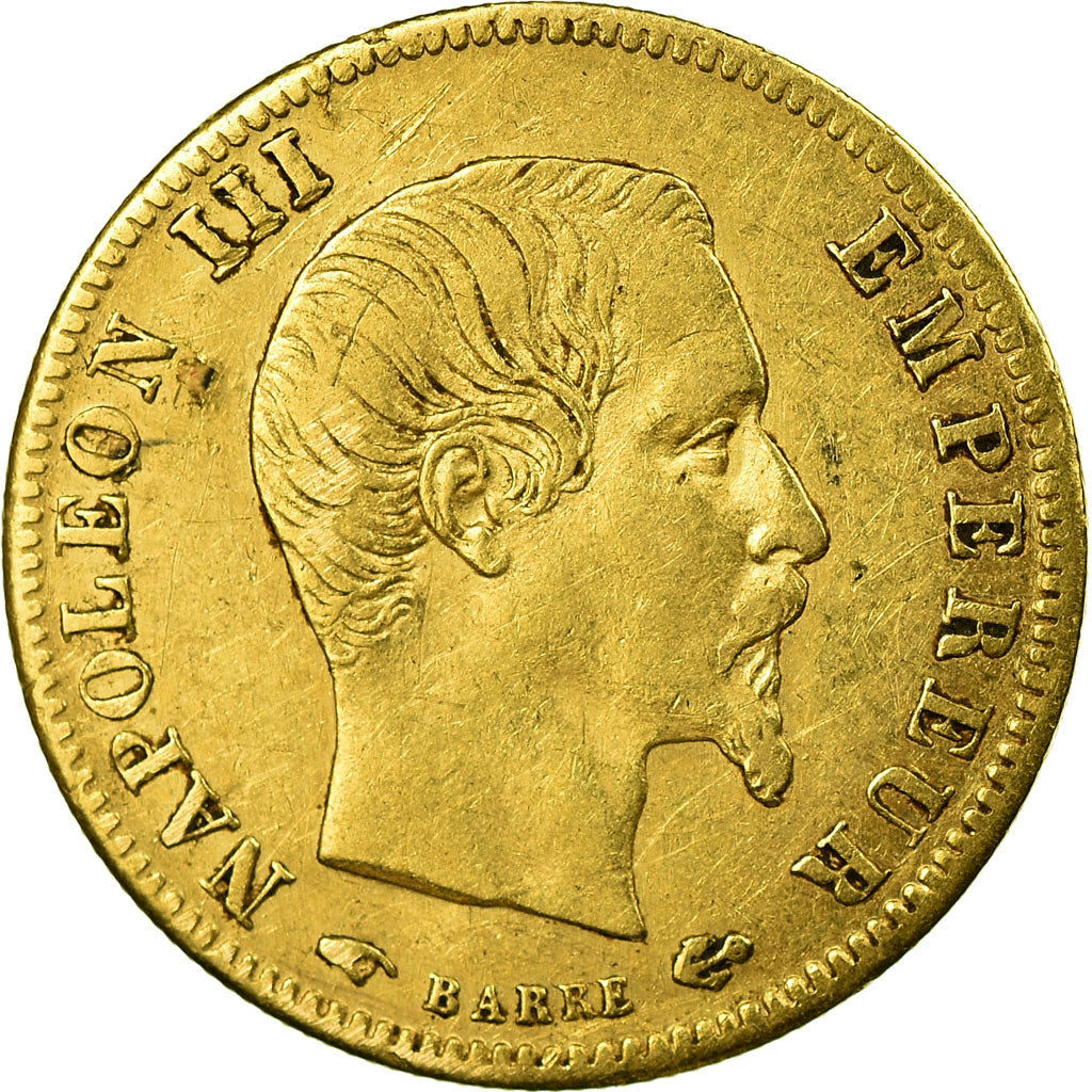 Coin, France, Napoleon III, Napoléon III, 5 Francs, 1858, Paris, VF(30-35)