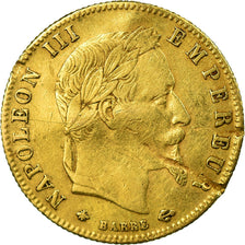 Monnaie, France, Napoleon III, Napoléon III, 5 Francs, 1867, Paris, B+, Or