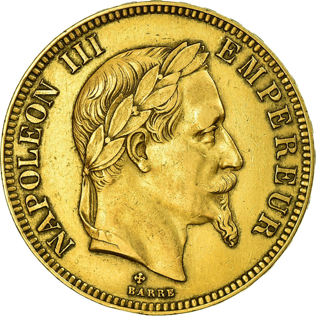 Monnaie, France, Napoléon III, 100 Francs, 1869, Strasbourg, TTB