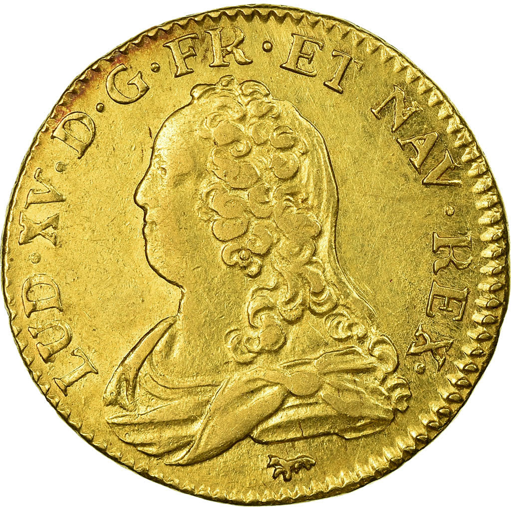 Münze, Frankreich, Louis XV, Louis d'or aux lunettes, Louis d'Or, 1726, Paris