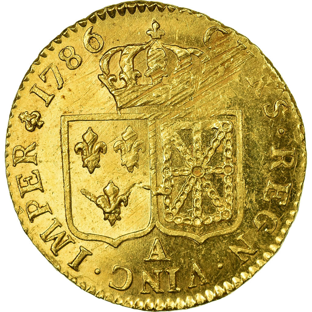 Monnaie, France, Louis XVI, Louis d'or à la tête nue, Louis d'Or, 1786, Paris
