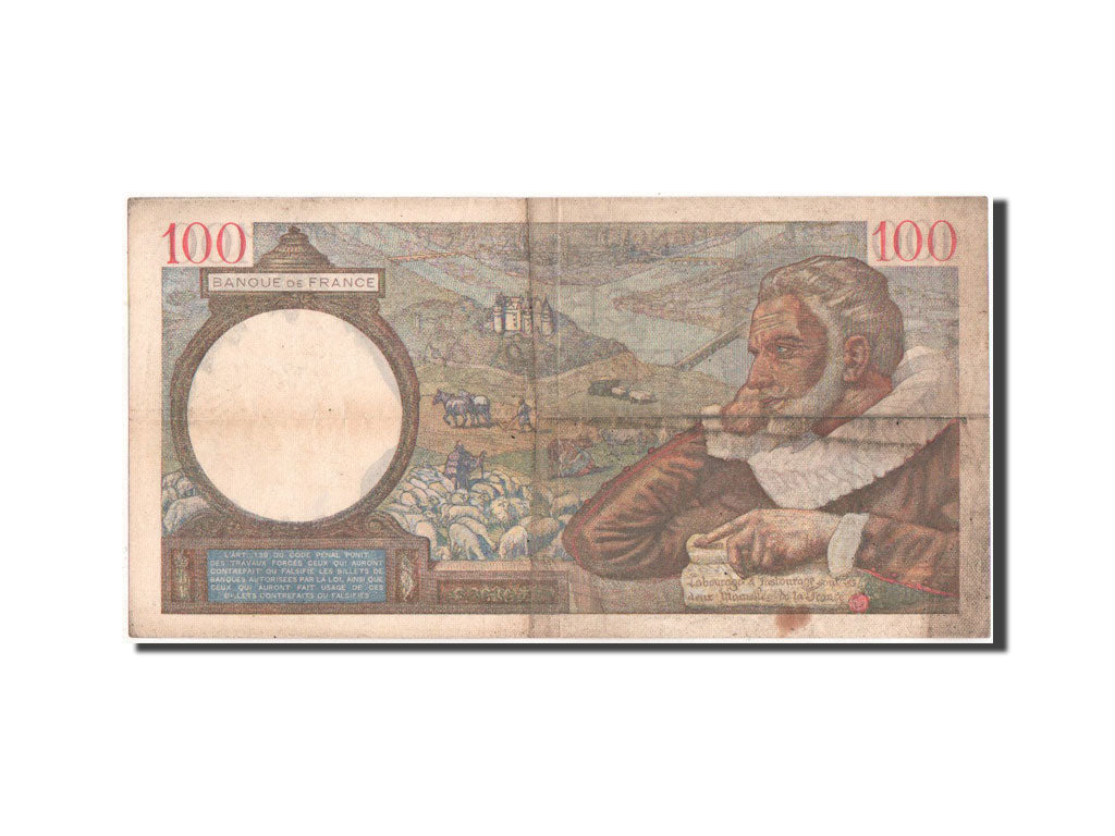 France, 100 Francs Sully, 16.5.1940, KM:94