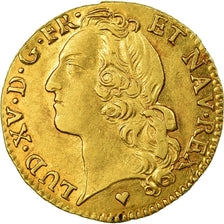 Coin, France, Louis XV, Louis d'or au bandeau, Louis d'Or, 1747, Strasbourg