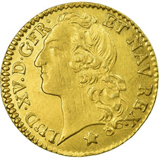 Moneta, Francia, Louis XV, Louis d'or au bandeau, Louis d'Or, 1751, La Rochelle