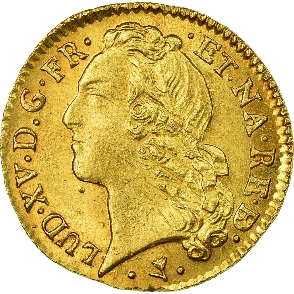Coin, France, Louis XV, Louis d'or de Béarn au bandeau, Louis d'Or, 1768, Pau