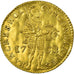 Coin, Netherlands, HOLLAND, Ducat, 1753, AU(55-58), Gold, KM:12.3