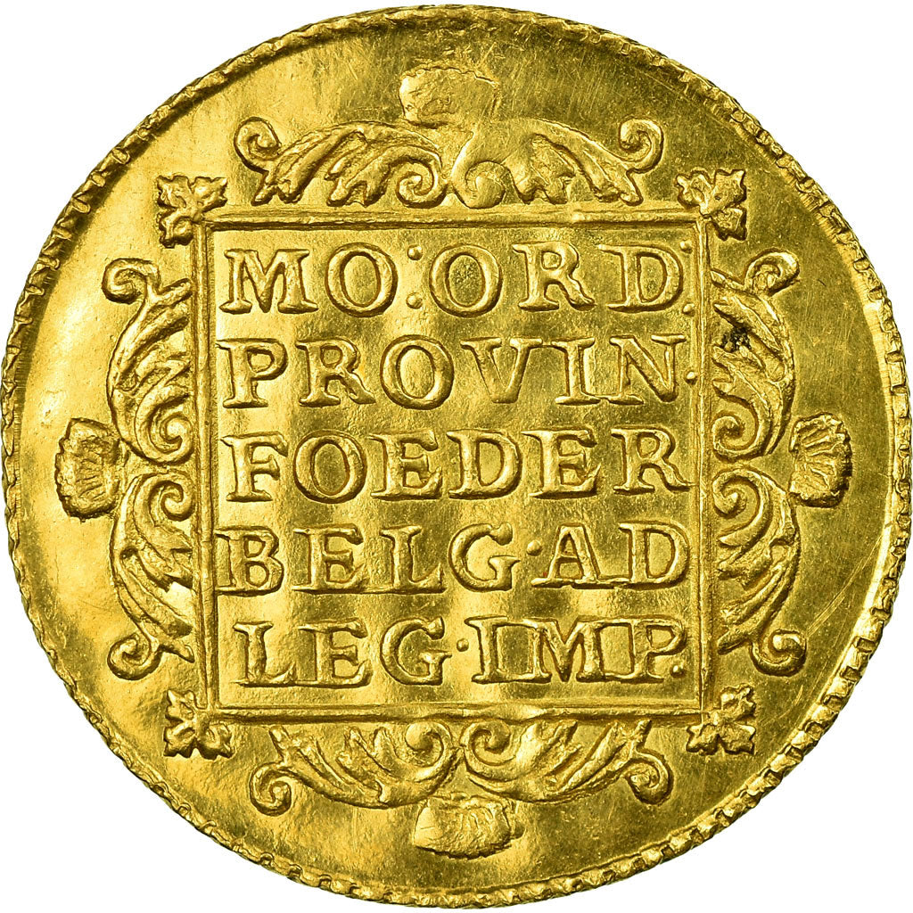 Coin, Netherlands, HOLLAND, Ducat, 1753, AU(55-58), Gold, KM:12.3