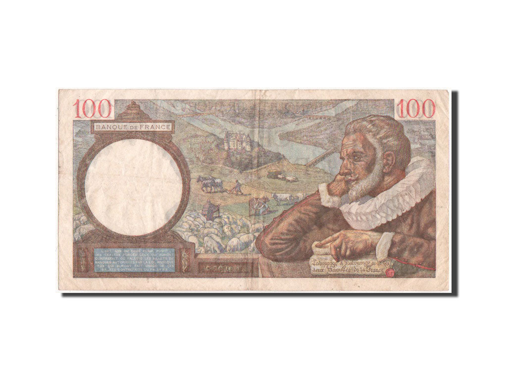 France, 100 Francs Sully, 8.1.1942, KM:94