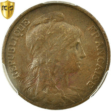 Coin, France, Dupuis, 5 Centimes, 1921, Paris, PCGS, AU50, Bronze, KM:842