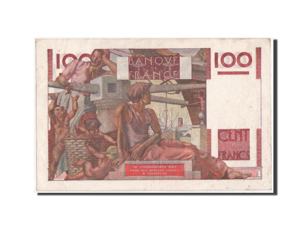Billet, France, 100 Francs, 100 F 1945-1954 ''Jeune Paysan'', 1947, 6.11.1947