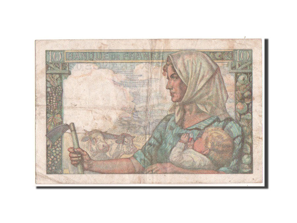 France, 10 Francs Mineur, 26.4.1945, KM:99e