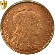 Coin, France, Dupuis, 2 Centimes, 1919, Paris, PCGS, MS65RD, Bronze, KM:841