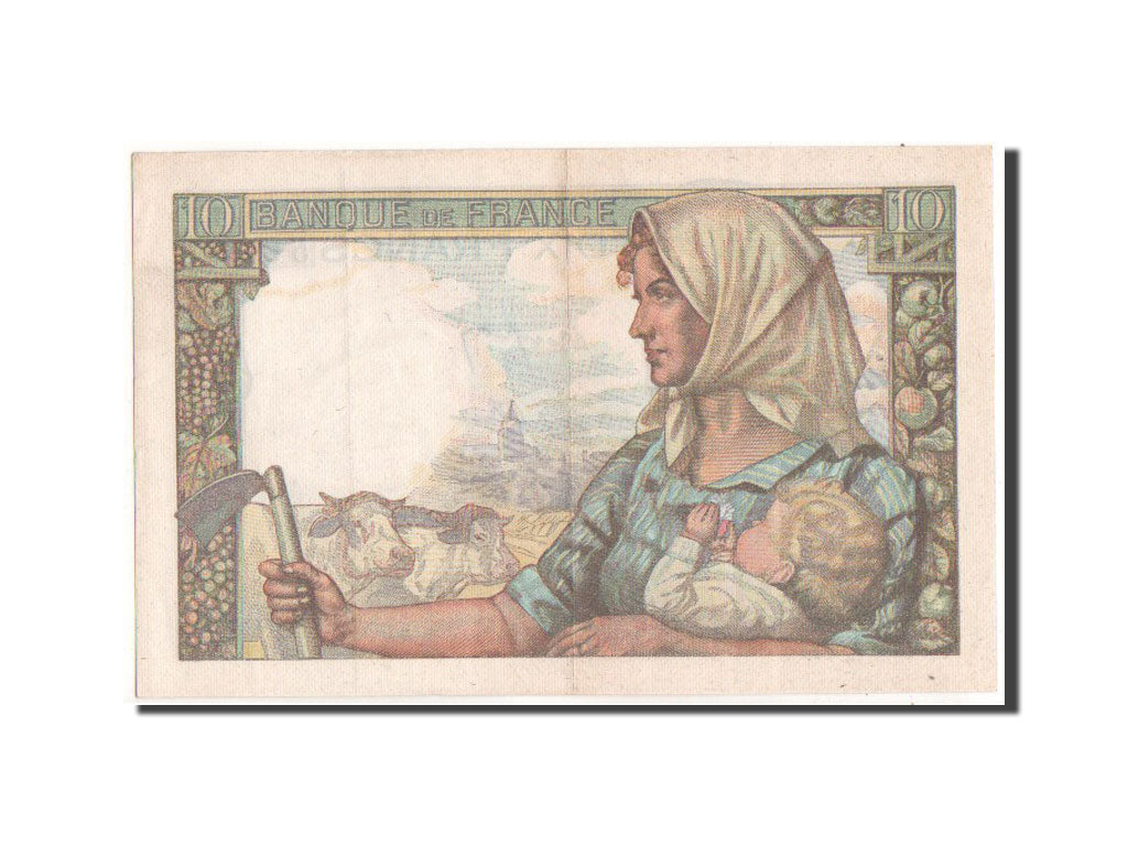Banknote, France, 10 Francs, 10 F 1941-1949 ''Mineur'', 1942, 26.11.1942