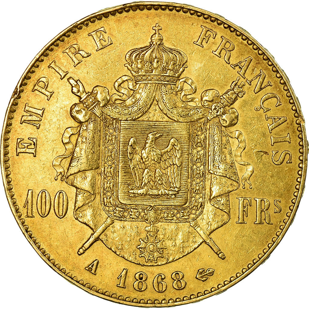 Münze, Frankreich, Napoleon III, Napoléon III, 100 Francs, 1868, Paris, SS