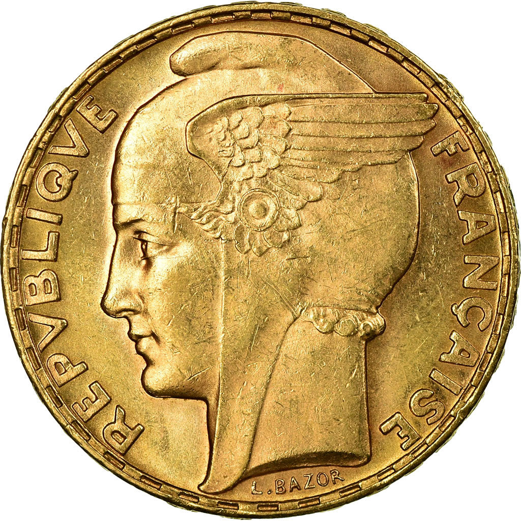 Coin, France, Bazor, 100 Francs, 1935, Paris, MS(63), Gold, KM:880
