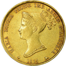 Moneda, Estados italianos, PARMA, Maria Luigia, 40 Lire, 1815, Parma, MBC, Oro