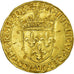 Moeda, França, François Ier, Écu d'or, Ecu d'or, Lyon, EF(40-45), Dourado