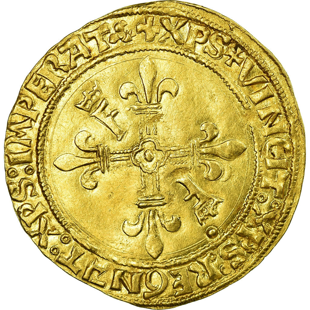 Moneda, Francia, François Ier, Écu d'or, Ecu d'or, Lyon, EBC, Oro