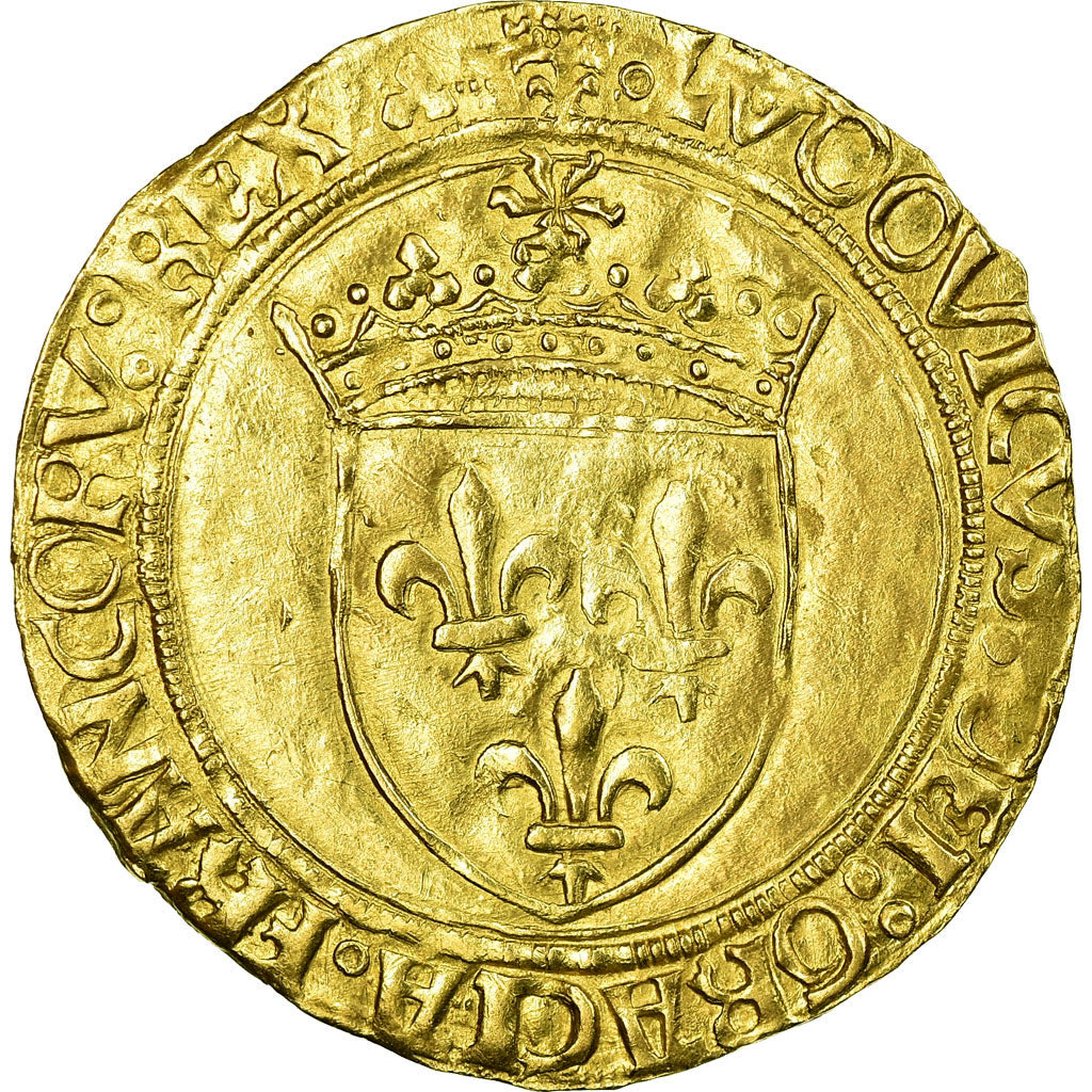 Monnaie, France, Louis XII, Ecu d'or au soleil, Ecu d'or, Lyon, TTB+, Or