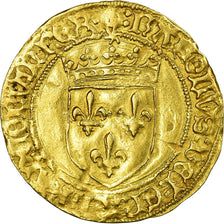 Münze, Frankreich, Charles VIII, Ecu d'or, Bordeaux, S+, Gold, Duplessy:575A