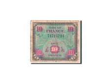 Frankreich, 10 Francs Drapeau, 1944, KM:116a
