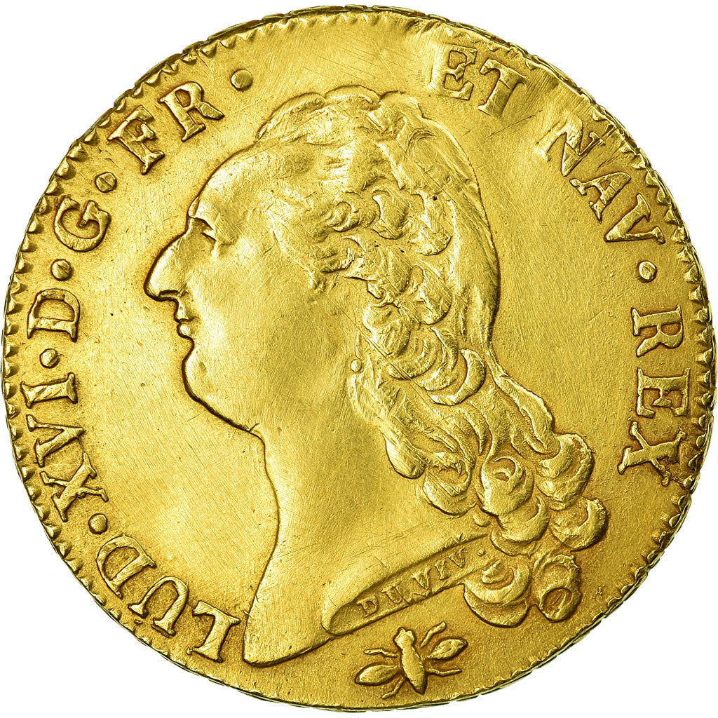 Münze, Frankreich, Louis XVI, Double louis d'or à la tête nue, 2 Louis D'or